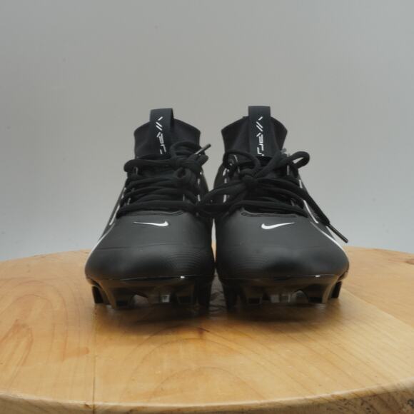 Size 4 - Nike Vapor Edge Pro 360 2 Men's Football Cleats Black White NEW - Picture 2 of 9